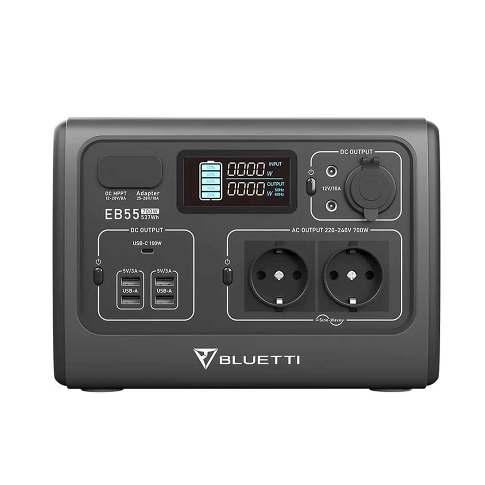 BLUETTI EB55 Tragbare Powerstation | 700W 537Wh
